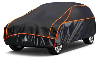 Zdjęcie produktu dla Pokrowiec samochodowy, ochrona przed gradem, wodoodporny, oddychający, SUV, 490-510 cm, czarny