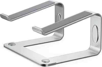 Obrázek produktu pro Uniqoos® – Ergonomický stojan na notebook, vhodný pro notebooky o velikosti 10–15,6 palců (25,4–39,6 cm), stříbrný, nosnost až 4 kg