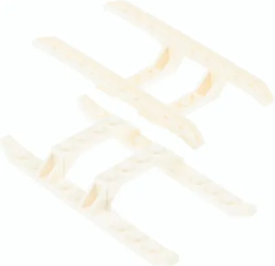 Produktbild von 2x Lego Hubschrauber Schlitten Schienen 12x6 weiß Kufen Batman 4168824 30248