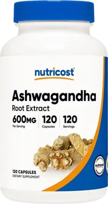 Image de Nutricost | Ashwagandha | Extrait de racine 600 mg