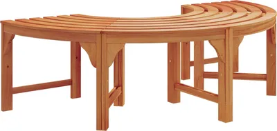 Produktbild von vidaXL Baumbank Natur 160 x 80 x 45cm Massives Eukalyptus Holz