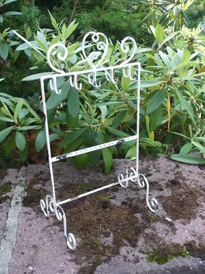 Produktbild von Dekoständer, Utensilienhalter, Tischdekoration, Eisen, shabby-weiß