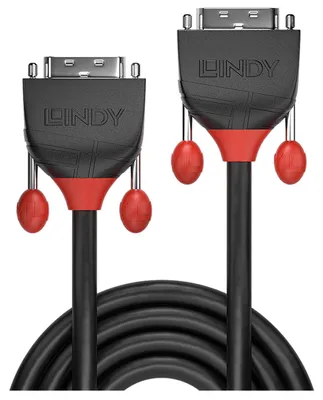 Produktbild von Lindy 36258, 5 m, DVI-D, DVI-D, Männlich, Männlich, Schwarz
