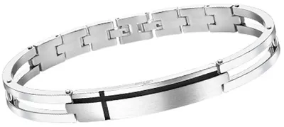 Immagine prodotto di Lotus LS1969/2/1 bracciale da uomo in acciaio inossidabile argento nero 19 cm