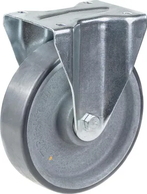 Obrázok produktu pre 160 mm pevné kolieska so šedým elektricky vodivým termoplastickým polyuretánom