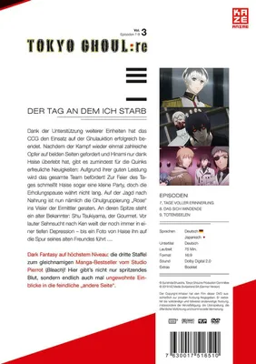 Produktbild von Tokyo Ghoul:re (3.Staffel) - DVD 3