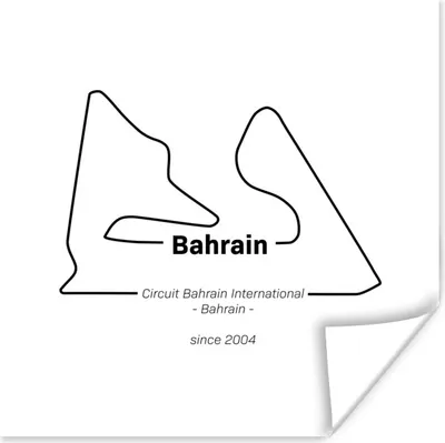 Produktbild von MuchoWow® Poster Bahrain - Formel 1 - Rennstrecke 30x30 cm - Wandposter - Printing