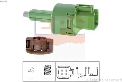 Produktbild von EPS Bremslichtschalter 1.810.254 für TOYOTA Yaris Schrägheck (P9) mechanisch