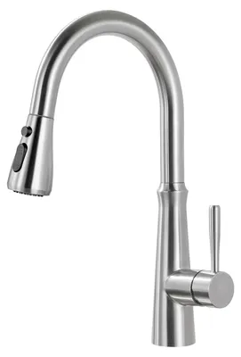 Produktbild von Edelstahl-Küchenarmaturen mit ausziehbarer Brause