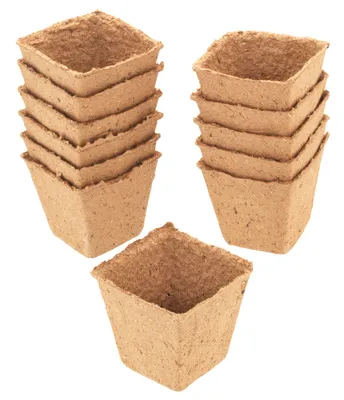 Produktbild von CONNEX Anzuchttöpfe 8 cm quadratisch (12 Stück)