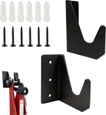Immagine prodotto di Set di ganci per garage, in acciaio, 8,5 x 4,5 x 11,8 cm, per cric idraulici