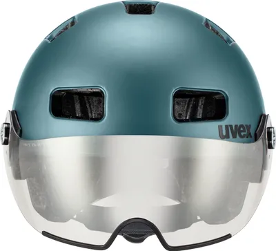 Produktbild von UVEX SPORTS GmbH & Co. KG, Ersatzvisier Fahrradhelm Rush, litemirror silver, Einheitsgröße, Unisex, Cat.1, mit erweitertem Sichtfeld.