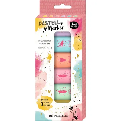 Produktbild von Die Spiegelburg PASTELL-MARKER - I L I LOVE PAPER I LOVE PAPER