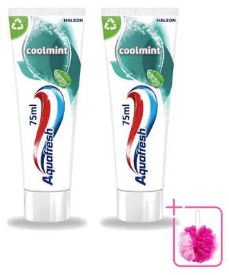 Produktbild von 2 x Aquafresh Coolmint Tandpasta - 75 ml - Sparpackung - 2 Stücke