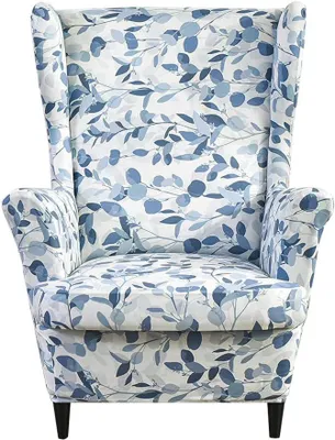 Image de Housses de fauteuil inclinable avec oreilles, en tissu doux et respirant, pour salon