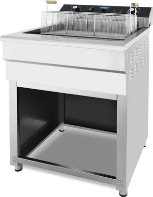 Immagine prodotto di Maxima - Friggitrice Gastro - 45 l - 1 cestello - con rubinetto di scarico - 400 V