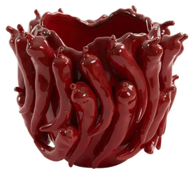Obrázek produktu pro Light & Living - Váza PEPPER - 25,5x24,5x20,5cm - červená