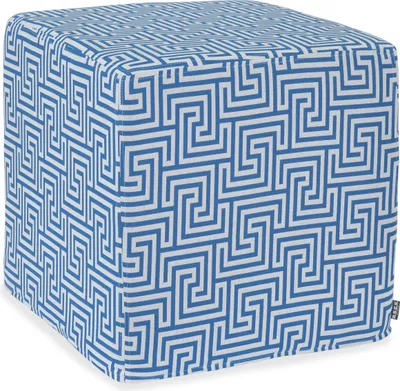 Produktbild von H.O.C.K. Gauzy Outdoor Hocker Pouf 45x45x45cm blue col. 26 cobo