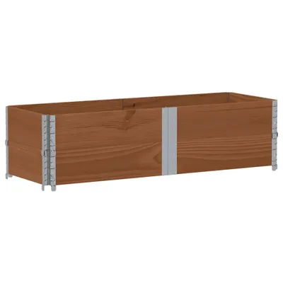 Obrázek produktu pro vidaXL Truhlík na květináče hnědý 150x50 cm z masivního borovicového dřeva
