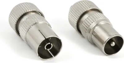 Produktbild von Stecker SET für Koax Kabel Ø 5 - 7,2 mm TV-Radio m/w Schraubanschluss HD Receive