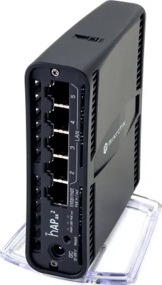Image de MikroTik C52iG-5HaxD2HaxD-TC - hAP ax² MikroTik | hAP ax² | C52iG-5HaxD2HaxD-TC | 802.11ax | 1200 Mbit/s (5 GHz)/ 574 Mbit/s (2,4 GHz) Mbit/s | Ethernet LAN (RJ-45) portów 5 | Brak mobilnej łączności