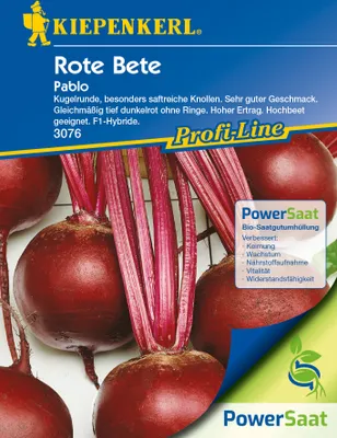 Produktbild von Rote Beete Pablo Kiepenkerl PowerSaat F1 Hybride Gemüsesamen