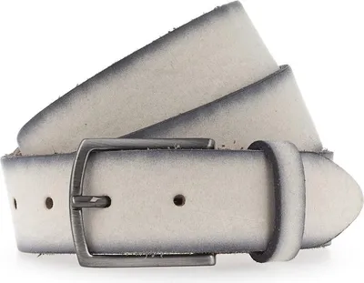 Produktbild von Vanzetti Leder Gürtel 35mm Leather Belt W110 Eggshell creme