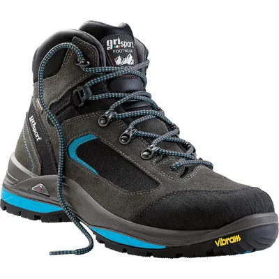 Produktbild von Grisport Schnürstiefel Gritex grau/blau Gr. 44