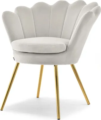 Zdjęcie produktu dla Designerski fotel AVIDAN - jesion / złoty