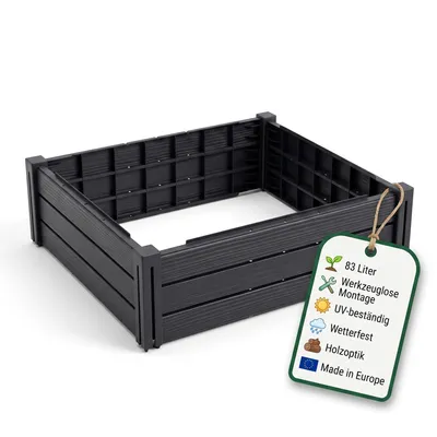 Produktbild von Hochbeet ca 75x61x23cm 83 Liter modular erweiterbar Gefertigt in Europa