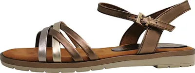 Produktbild von Marco Tozzi  Damenschuhe Sandalette Gold Freizeit, Schuhgröße:42 EU