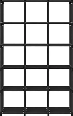 Immagine prodotto di Mobile per 15 Scatole a Cubo Nero 103x30x175,5 cm in Tessuto