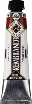 Produktbild von Rembrandt Acrylfarbe Tube 40 ml Indischrot 347