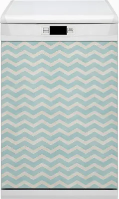 Produktbild von Dekorative Magnetmatte Küche Geschirrspüle 45x80 cm  Magnet für Spülmaschine  - Zickzack