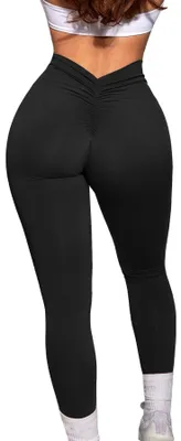 Produktbild von Leggings Scrunch Butt - Nahtlose Push-Up - Hohe Taille Sporthose - Damen Sportbekleidung - Weiches Polyester/Elasthan - Bequem wie eine zweite Haut