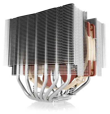 Image de Système de refroidissement pour ordinateur Noctua NH-D15S, refroidisseur de processeur de 14 cm en cuivre métallique.