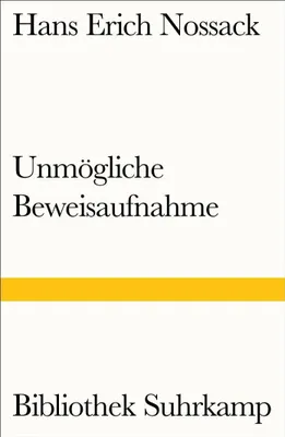 Produktbild von Unmögliche Beweisaufnahme