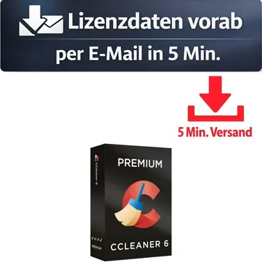 Produktbild von CCleaner Premium (5 Device - 1 Jahr) ESD Hilfsprogramme Tools Treiber 5 Min. Versand als Download per Mail