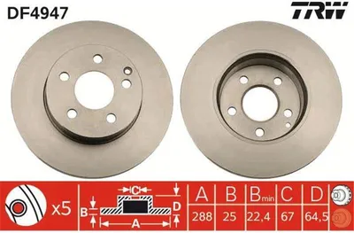 Zdjęcie produktu dla Tarcza Hamulcowa Db Przód W204 07-
