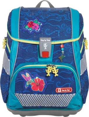 Obrázok produktu pre Školská taška Step by Step 2IN1 PLUS Reflect „Rainbow Colibri“, 6-dielna sada