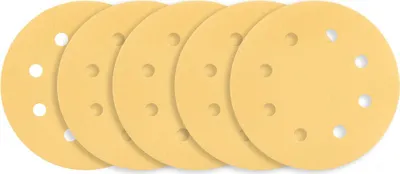 Produktbild von Papier ścierny na rzep 180 mm, gradacja K180, 5 sztuk, z 8 otworami