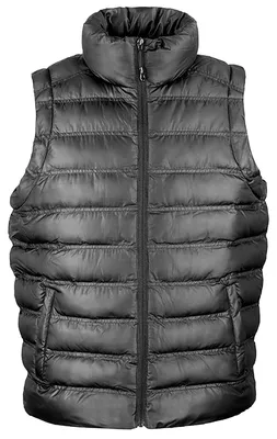 Image de Gilet matelassé / gilet sans manches Result Ice Bird pour homme FK653 (L) (noir)