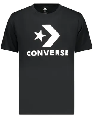 Produktbild von Herren Schwarz T-Shirt mit Logo-Druck – Rundhals, Standardpassform