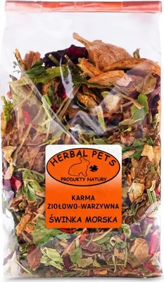 Obrázek produktu pro Herbal Pets - Bylinné a zeleninové krmivo pro morčata 150g Herbal Pets