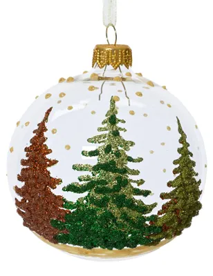 Image de Décoration de Noël 3 TREES, 8 cm, transparent, KSD
