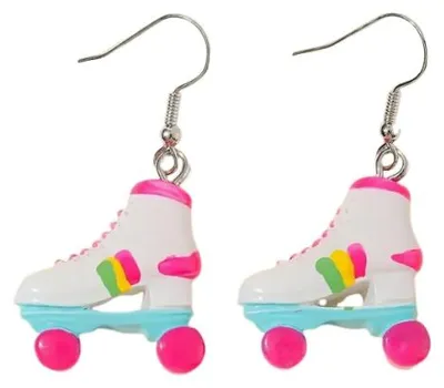 Produktbild von Rollschuh Ohrringe Miniblings Hänger Rollerskates Discoroller Disco 80er Retro