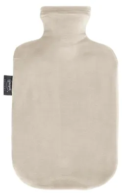 Produktbild von Wärmflasche 2,0 L mit Flauschbezug, Beige
