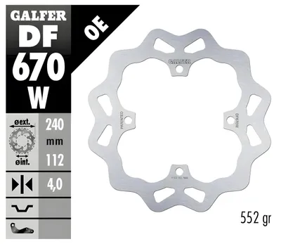 Image de Disques de frein Galfer - Offroad-Atv