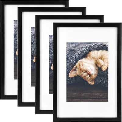 Immagine prodotto di Bomoe Cornice per foto 4x nera Galeria, 13x18 cm