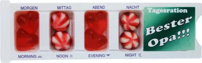 Produktbild von Tablettenbox Bester Opa gefüllt mit Fruchtgummi Scherzartikel 25g
